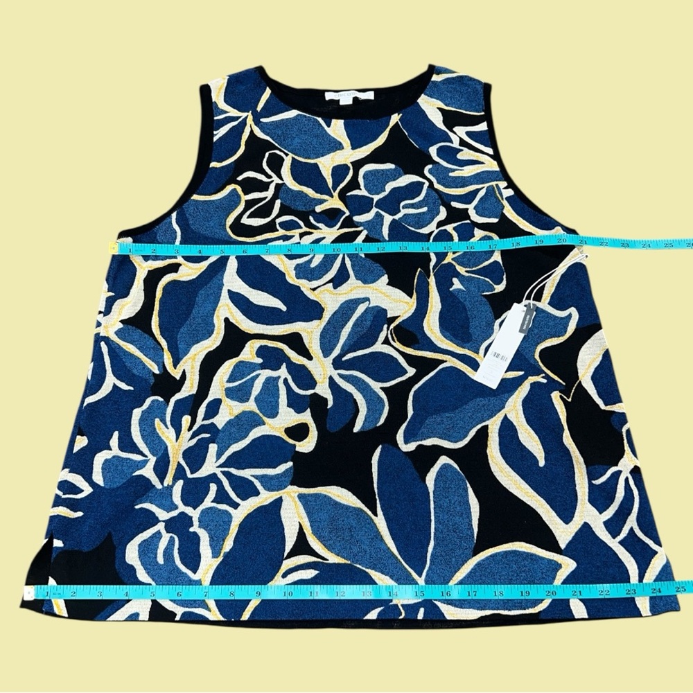 Chico’s Traveler Floral Shell Tank Top NWT - Picture 6 of 8